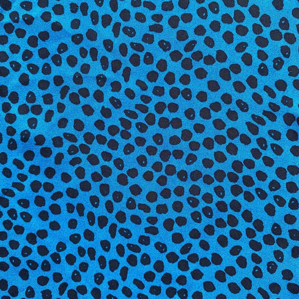 Turquoise Polka-Dot Button Up - image 8